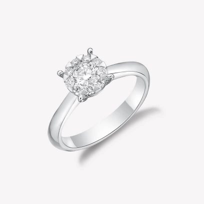 Cushion Halo Setting